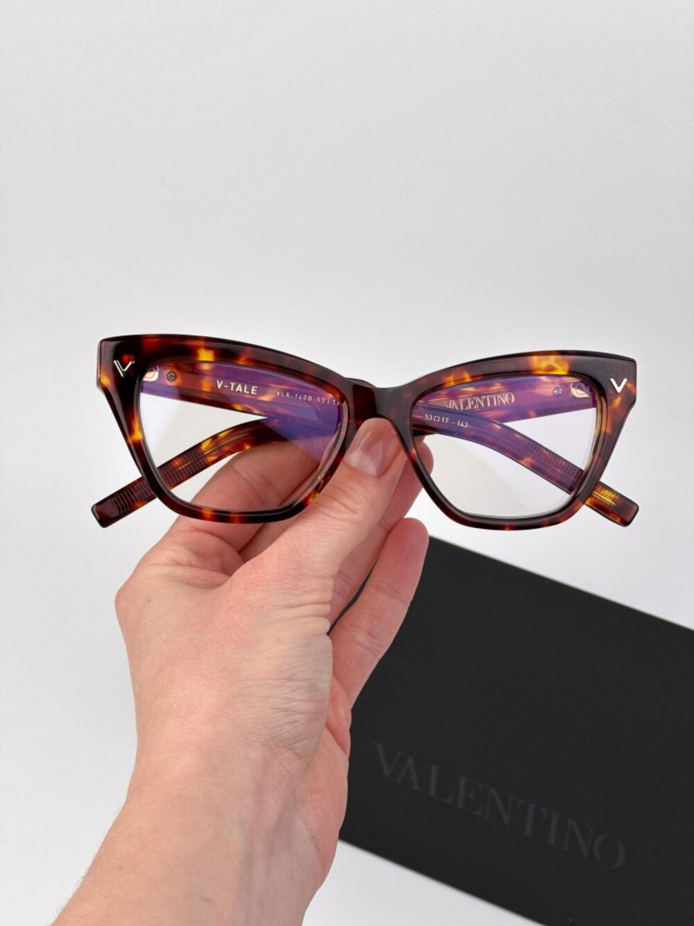 Valentino V-TALE VLX-140 B Cat Eye Eyeglasses – Havana